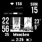 Weacodi for Garmin Instinct 2 watch face