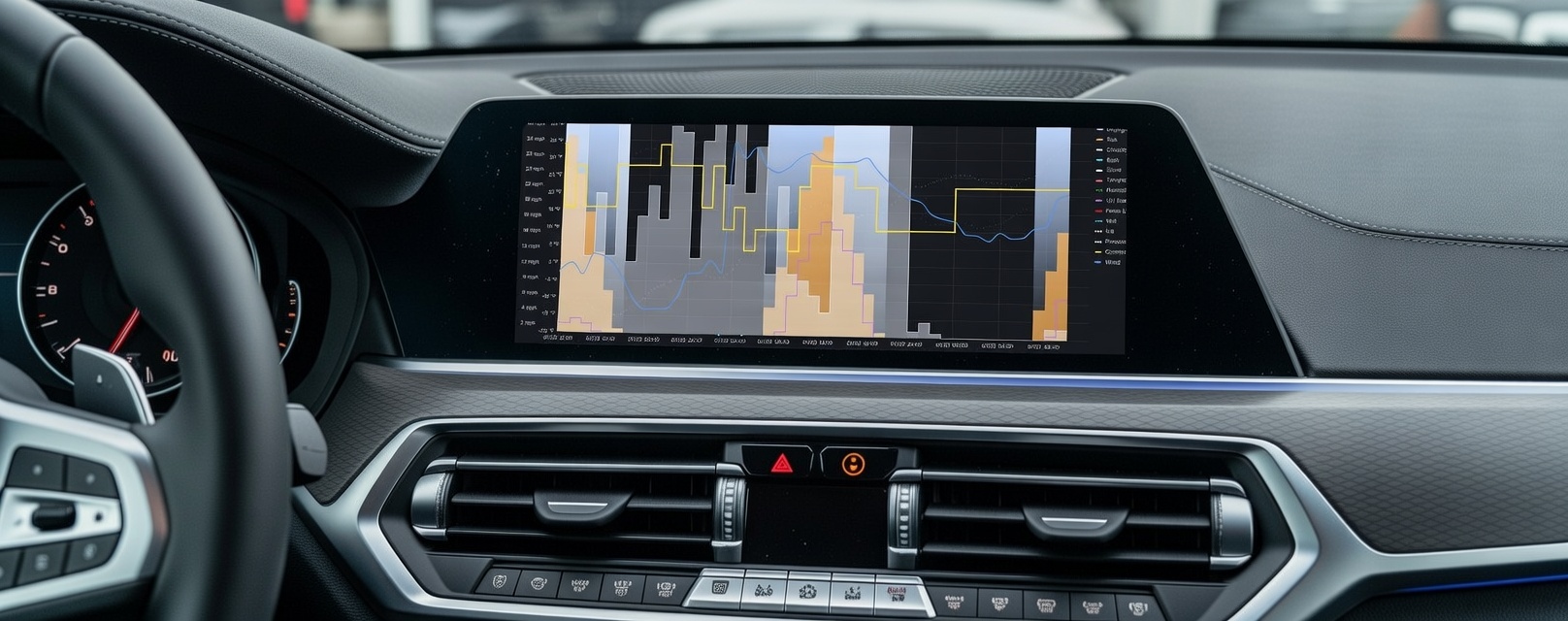 Weacodi in a car dashboard prototype